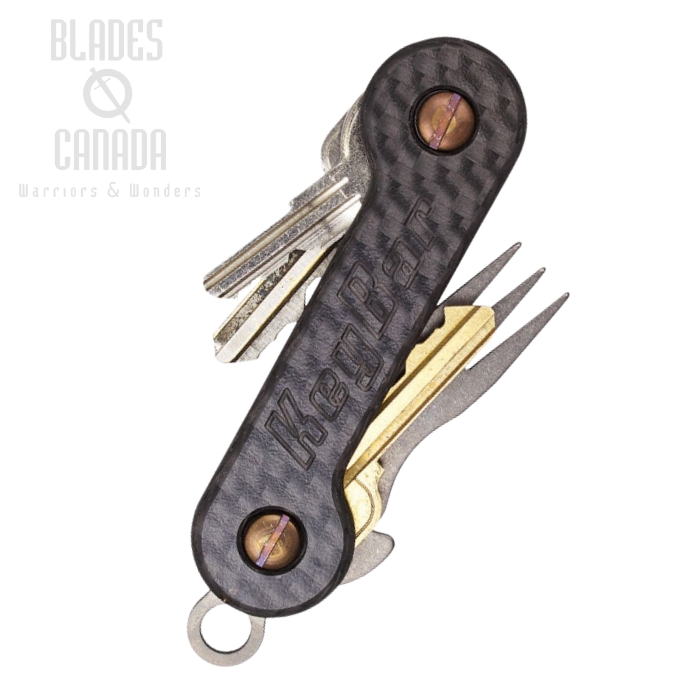 KeyBar Full Carbon Fiber with Stonewash Clip