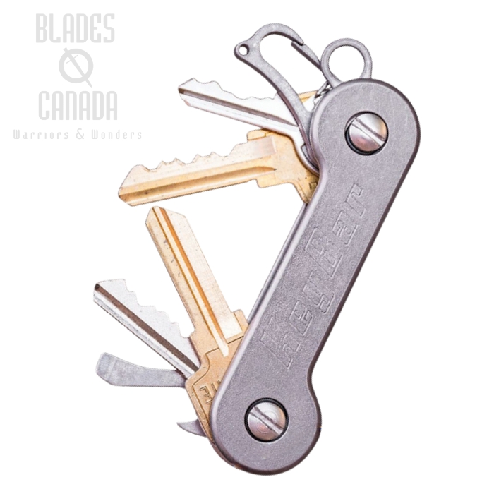 KeyBar Standard Titanium 210 with Stonewash Clip
