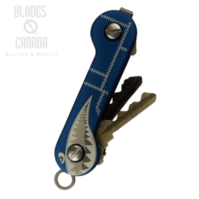KeyBar Anodized Aluminum Bomber - Blue