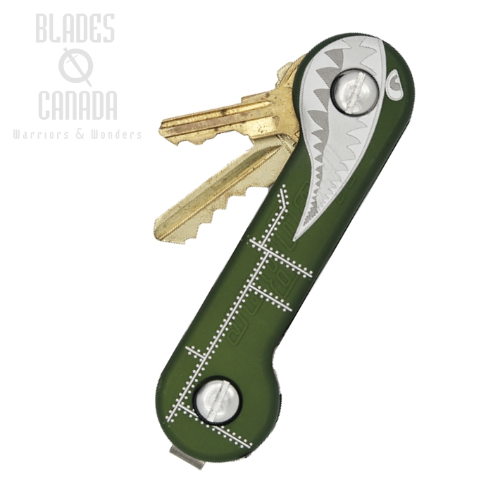 KeyBar Anodized Aluminum Bomber - Green