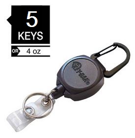 KEY-BAK Sidekick 24" Kevlar Cord ID Badge & Key Reel - Click Image to Close