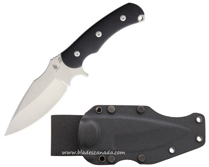 Kizer 1017A1 Fixed Blade Knife, VG10, G10 Black, Kydex Sheath