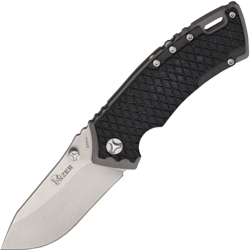 Kizer 3411A2 Folding Knife, CPM S35VN SW, G10 Black - Click Image to Close