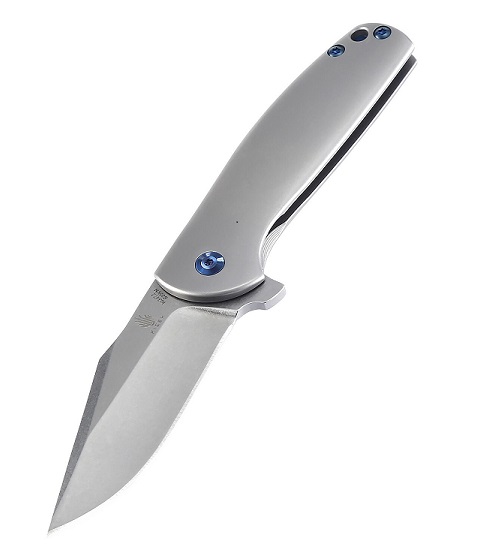 Kizer Ursa Minor Flipper Framelock Knife, S35VN, Titanium, KI3472
