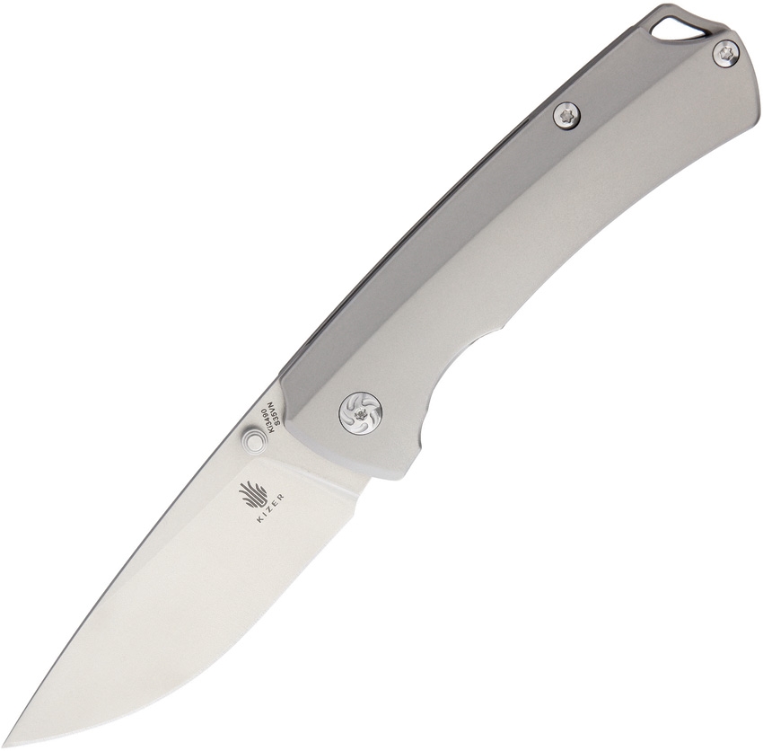 Kizer Task I Framelock Folding Knife, CPM S35VN, Titanium, 3490