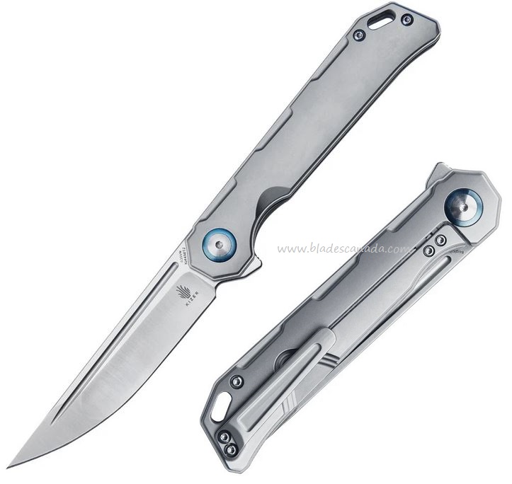 Kizer Begleiter Flipper Framelock Knife, S35VN, Titanium, 4458T2