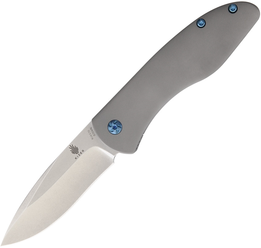 Kizer Velox 2 Framelock Folding Knife, CPM S35VN, Titanium, 4478
