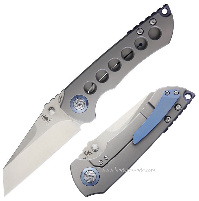 Kizer Cutlery Critical Framelock Folding Knife, S35VN, Titanium, 4508A1