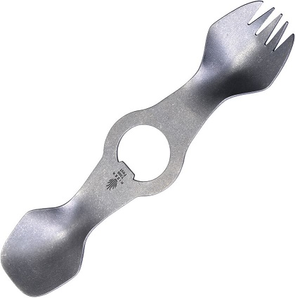Kizer T306 Fest Titanium Spoon and Fork Combo, T306