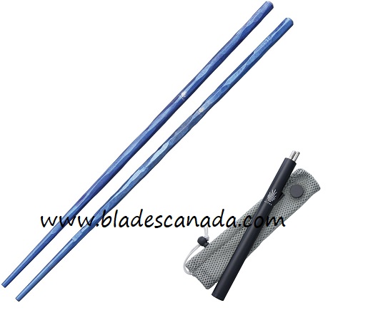 Kizer Ti-Chop Chopsticks, Titanium Blue, T309A2 - Click Image to Close