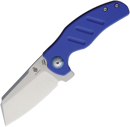 Kizer Vanguard Mini Sheepdog Folding Knife, 154CM, G10 Blue, V3488C3