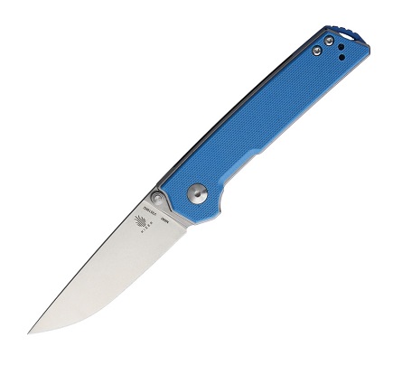 Kizer Vanguard Mini Domin Folding Knife, N690, G10 Blue, V3516N2