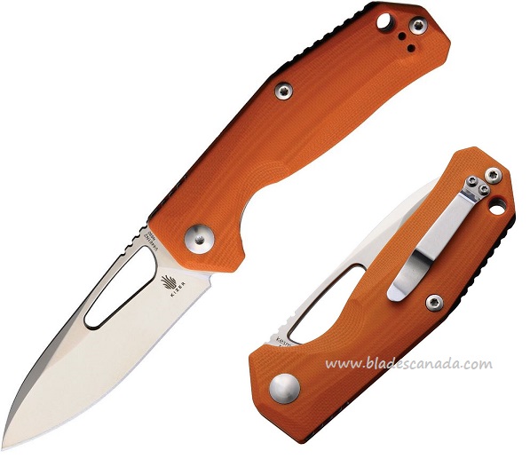 Kizer Kesmec Folding Knife, N690, G10 Orange, 4461N2 - Click Image to Close