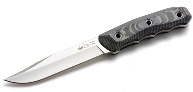 Kizlyar Enzo Fixed Blade Knife, D2 Satin, Kydex Sheath, KK0069