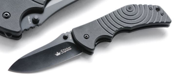 Kizlyar Bloke X Folding Knife, D2 Steel, G10 Black, KK0151