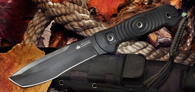 Kizlyar Vendetta Fixed Blade Knife, MOLLE Sheath, KK0220 - Click Image to Close