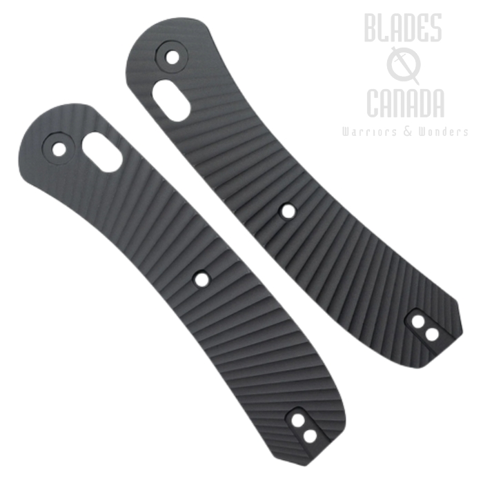 (image for) Knafs Lander 2 Knife Scales, Aluminum Solar Flare Black, 00295