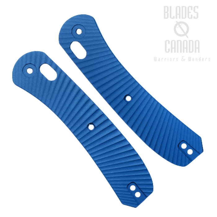 (image for) Knafs Lander 2 Knife Scales, Aluminum Solar Flare Blue, 00296