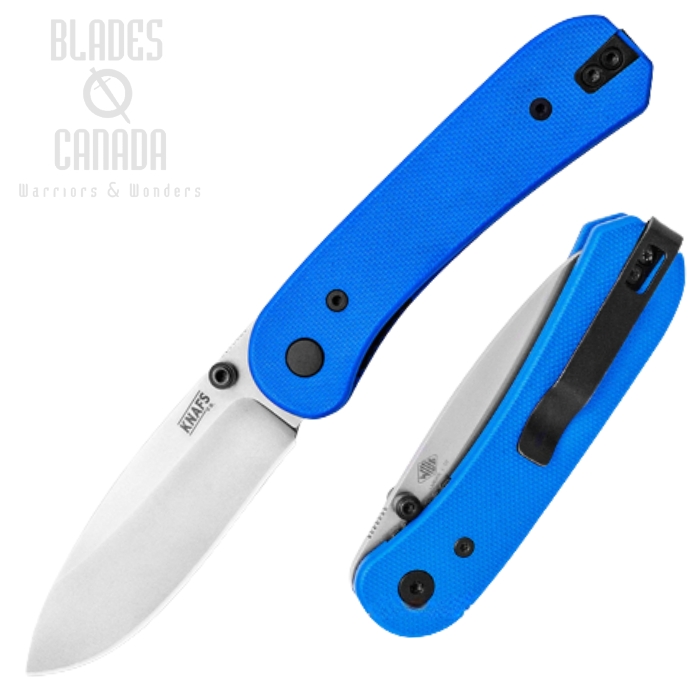 (image for) Knafs Lander 1 Folding Knife, D2 Steel, G10 Blue, 00065