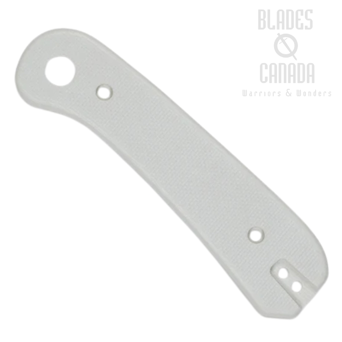 (image for) Knafs Lander 1 Knife Scales, Flat G10 White, 00079