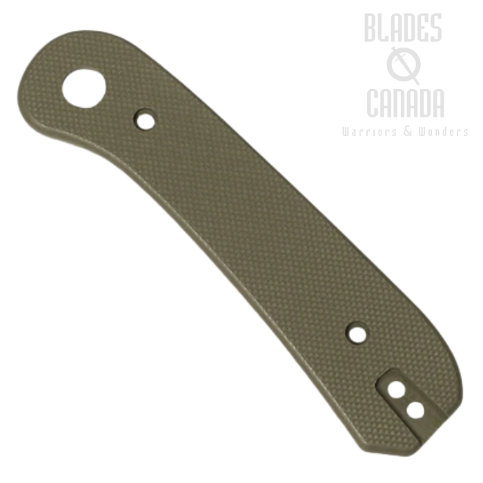(image for) Knafs Lander 1 Knife Scales, Flat G10 OD Green, 00081