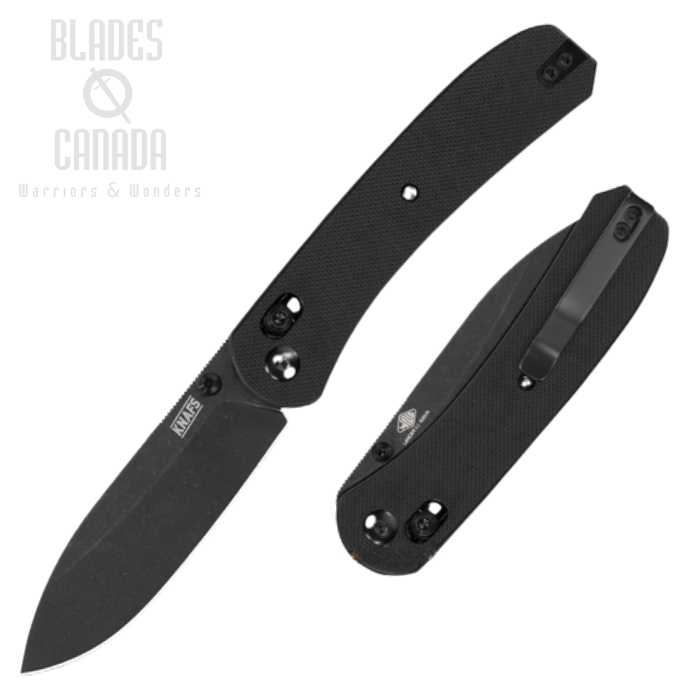 Knafs Lander 2 Folding Knife, S35VN Black, G10 Black, 00180 (image for) Knafs Lander 2 Folding Knife, S35VN Black, G10 Black, 00180