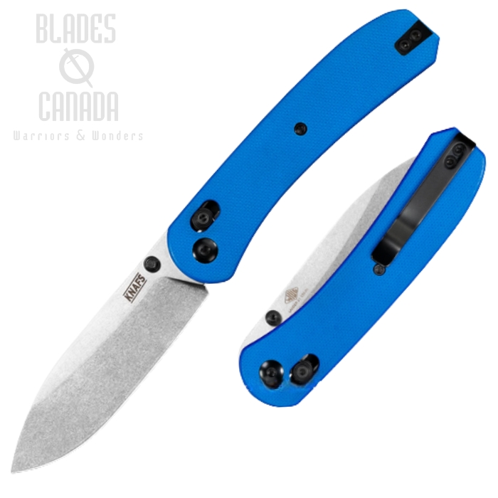 Knafs Lander 2 Folding Knife, S35VN, G10 Blue, 00181 (image for) Knafs Lander 2 Folding Knife, S35VN, G10 Blue, 00181