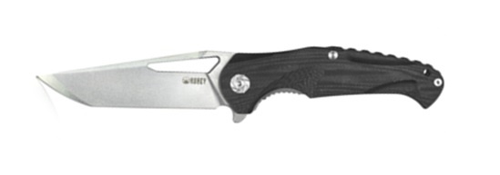 Kubey Dugu Flipper Folding Knife, D2 Tanto, G10 Black, KU210C-1