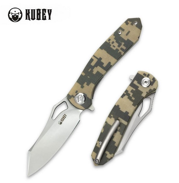 Kubey Drake Flipper Foldinh Knife, S30V, G10 Camo, KU310B