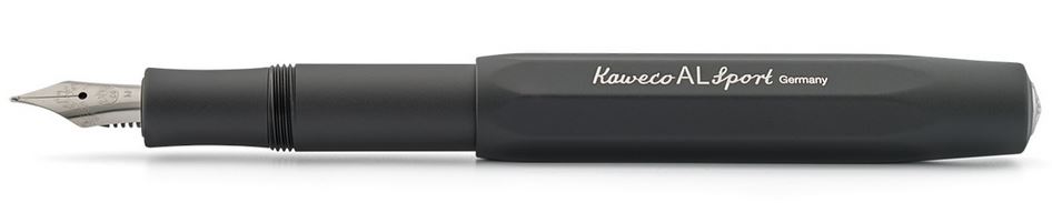 Kaweco AL Sport Fountain Pen Black - Fine - Click Image to Close