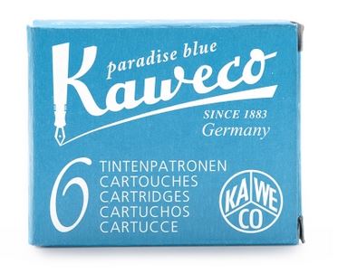 Kaweco Fountain Ink Cartridge 6-Pack - Paradise Blue