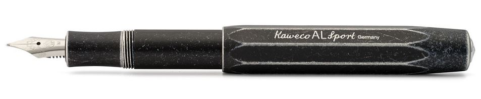 Kaweco AL Sport Fountain Pen Stonewash Black - Fine