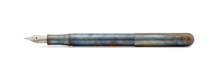 Kaweco Liliput Fountain Pen Stainless Steel Fireblue - Fine