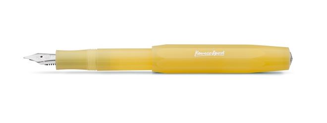 Kaweco Frosted Sport Fountain Pen Sweet Banana - Fine