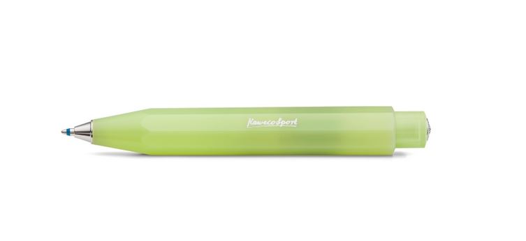 Kaweco Frosted Sport Ballpen Fine Lime - Click Image to Close