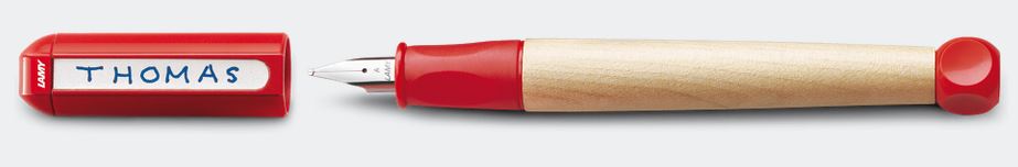 Lamy ABC Fountain Pen - Red - Click Image to Close