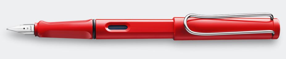 Lamy Safari Fountain Pen - Red - Click Image to Close