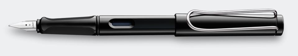 Lamy Safari Fountain Pen - Black - Click Image to Close