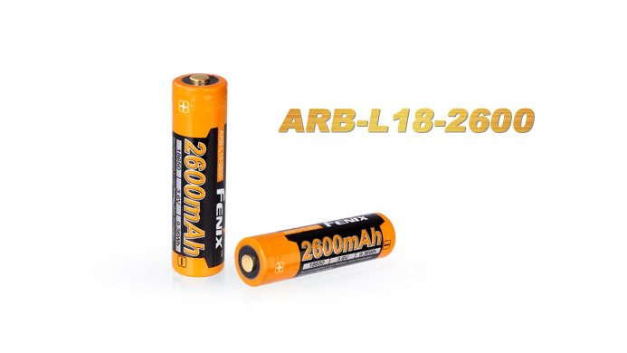 Fenix ARB-L18 Rechargeable 18650 Battery - 2600mAh