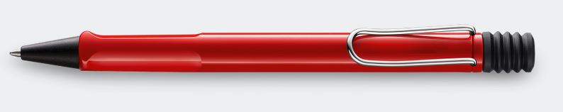 Lamy Safari Ballpoint Pen - Red - Click Image to Close