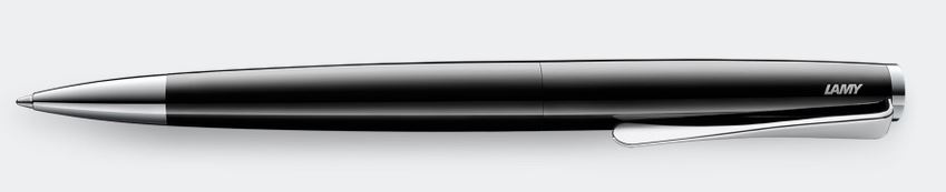 Lamy Studio Ballpoint Pen - Piano Black - Click Image to Close