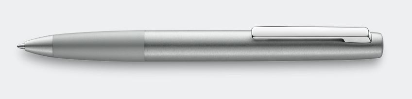 Lamy Aion Ballpoint Pen - Olive Silver Aluminum - Click Image to Close