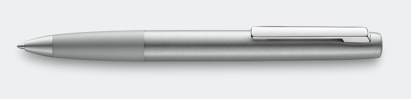 Lamy Aion Ballpoint Pen - Olive Silver Aluminum