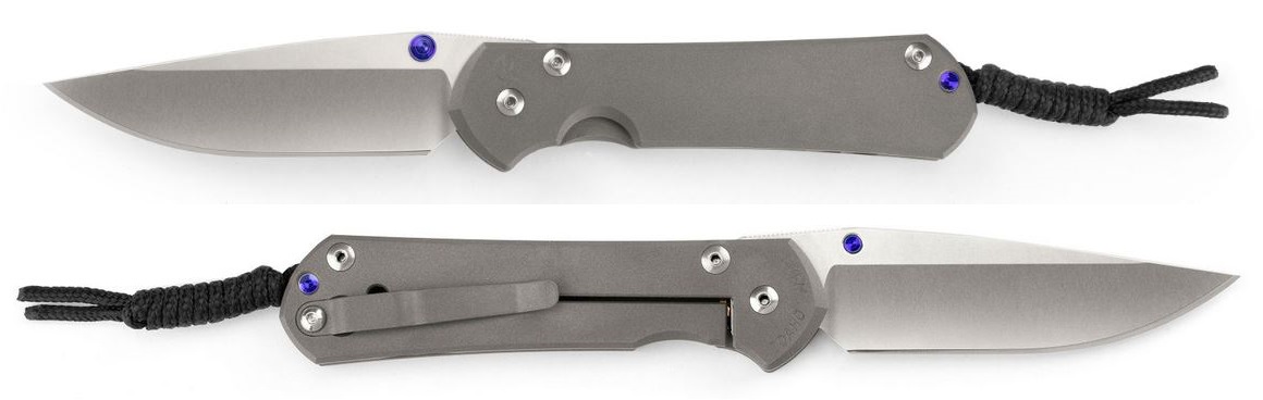 Chris Reeve Large Sebenza 31 Framelock Folding Knife, Magnacut, Titanium, L31-1000