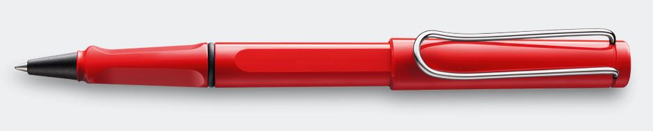 Lamy Safari Rollerball Pen - Red - Click Image to Close