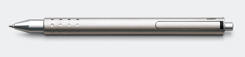 Lamy Swift Rollerball Pen - Palladium - Click Image to Close