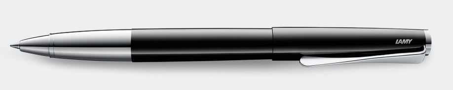 Lamy Studio Rollerball Pen - Piano Black - Click Image to Close
