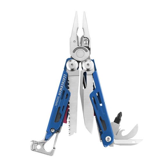 Leatherman SIGNAL with Nylon Sheath - Cobalt Blue