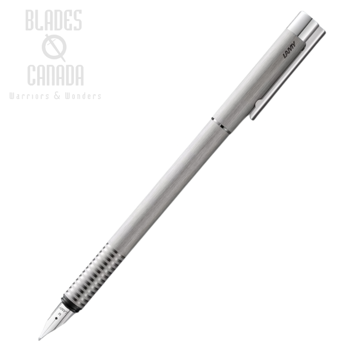 Lamy LOGO Fountain Pen - Brushed, Medium Nib