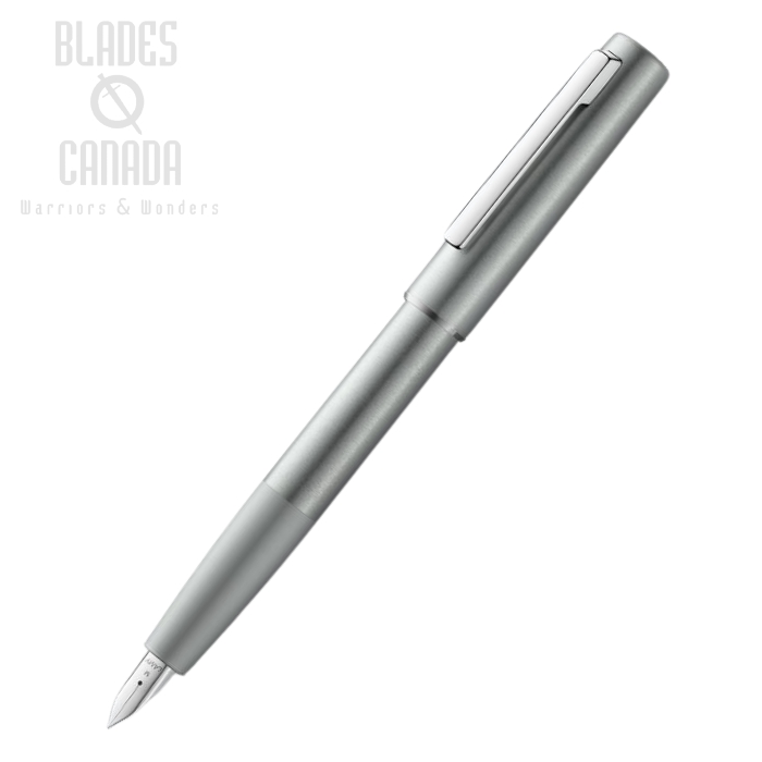 Lamy Aion Fountain Pen - Olive Silver Aluminum